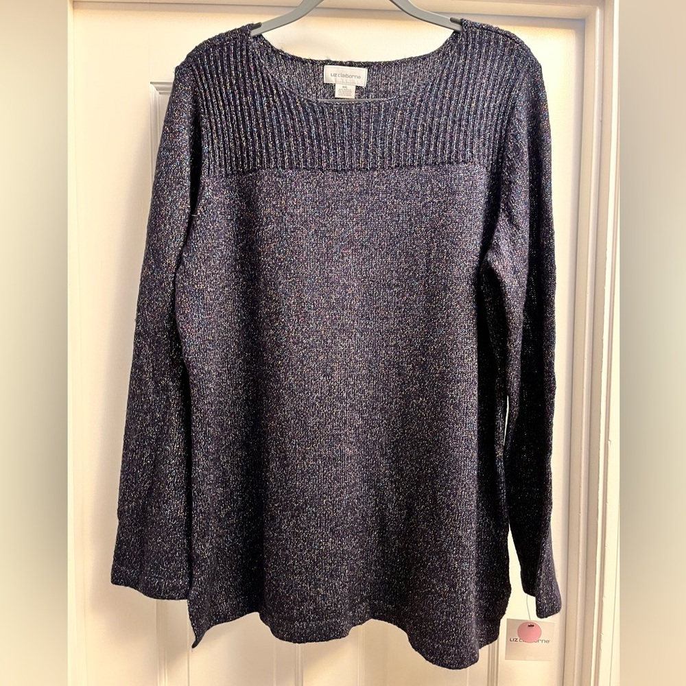 New with tags grey Liz Claiborne blouse